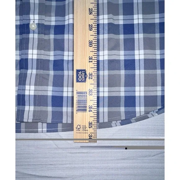 Men's Vineyard Vines NWT 2X Long Sleeve Button-Down Shirt Grey Harbor XXL New 2X - Picture 4 of 11